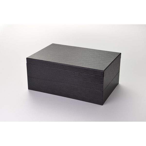 瑞光明 紙重箱 長方形W型 6寸2段 S-3523 金カップBC付 v1316w60