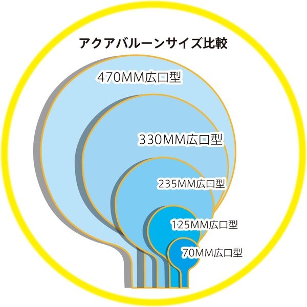 宝興産 アクアバルーン 丸 330mm広口型 0201320014 1セット(10枚入