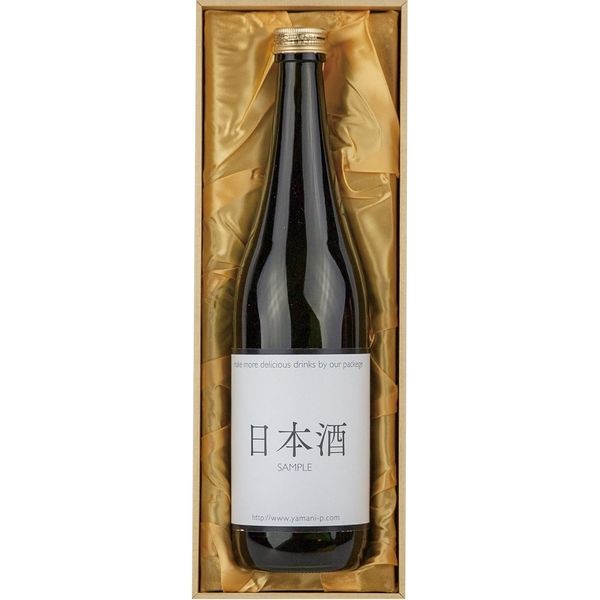 ヤマニパッケージ 桐箱風紙箱 720ml×1本（布貼） K-1516 1