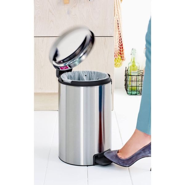 brabantia ブラバンシア NewIcon ペダルビン 12L クローム 113581 1個