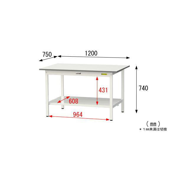 u.ヤマキン/山金工業【SWR-1590S2-GI】ワークテーブル 300シリーズ