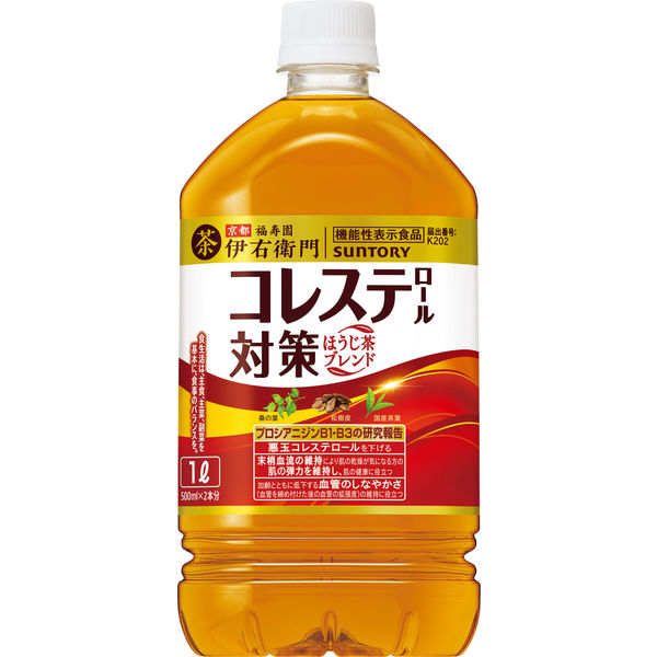 機能性表示食品）サントリー 伊右衛門 コレステロール対策 1L 1セット