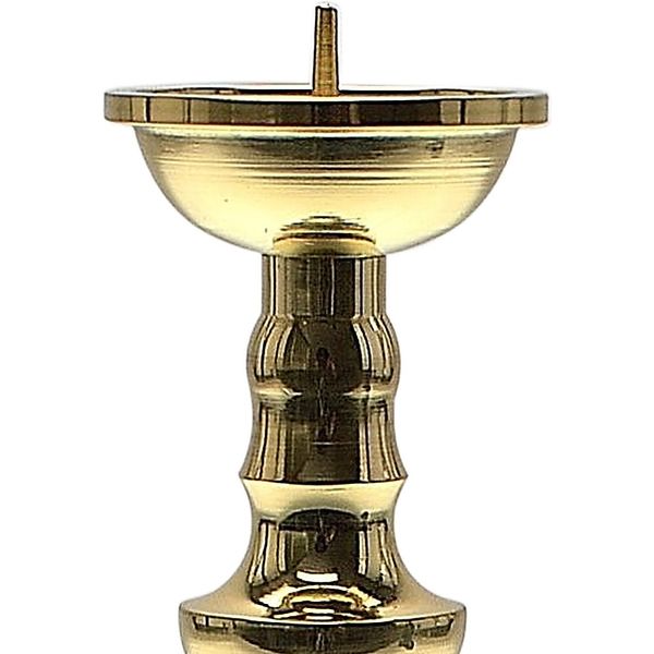 角利産業 仏具 燭台 地火灯 No.89 3.0寸 磨きタイプ 48400034 1