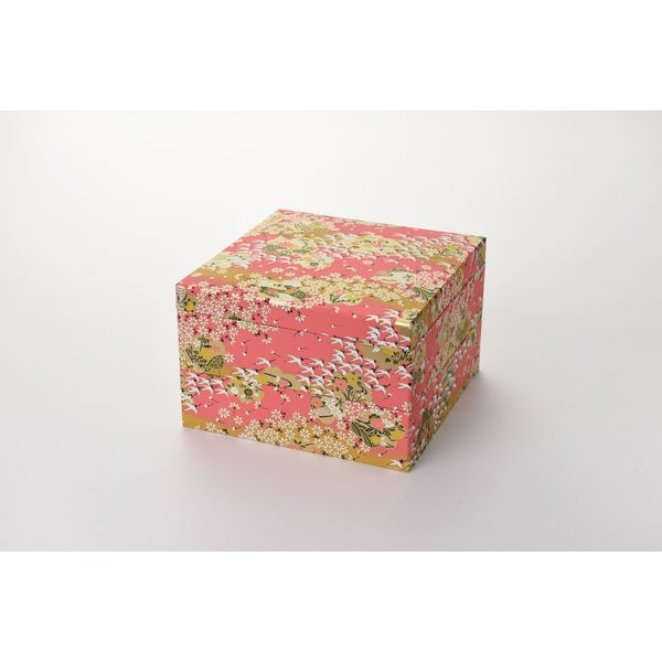 金箔装飾の4段重箱 ピンク 楽天市場】【クーポン配布中】バイカラー プチ3段重箱 小 7cm