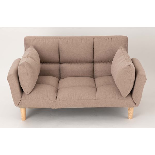 【新品・特価】ドウシシャ 1人掛け ウッドフレーム ソファ ベージュ 新品・特価】ドウシシャ 1人掛け ウッドフレーム ソファ ベージュ