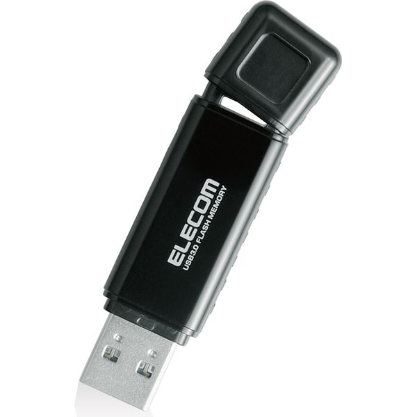 エレコム USBメモリ HSU 128GB USB3.0 ブラック MF-HSU3A128GBK 1個 