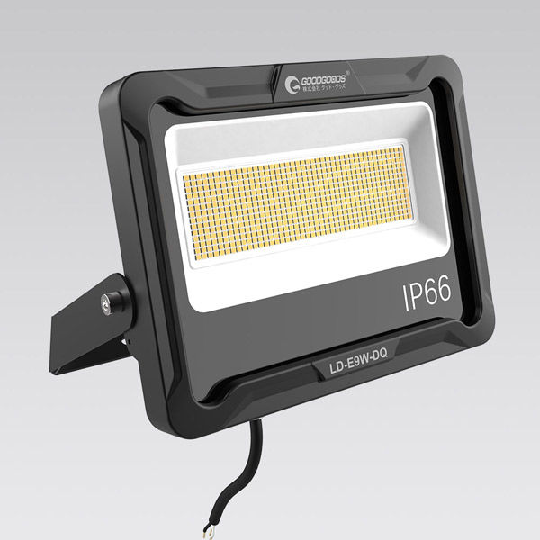 グッド・グッズ LED投光器 100W 17000LM 電球色 LD-E9W-DQ 1台（直送品