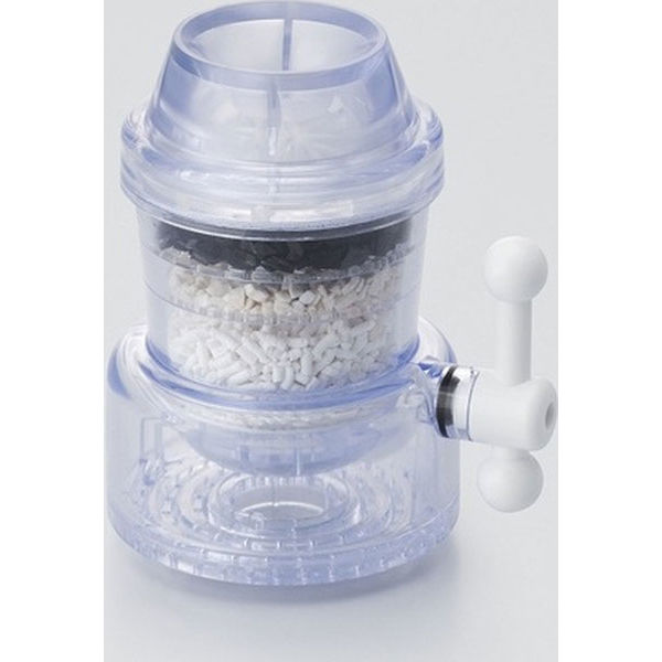 新しい到着 浄水器 蛇口取り付けタイプ 約3か月 ホワイト アクアタップA+ 浄水器・整水器