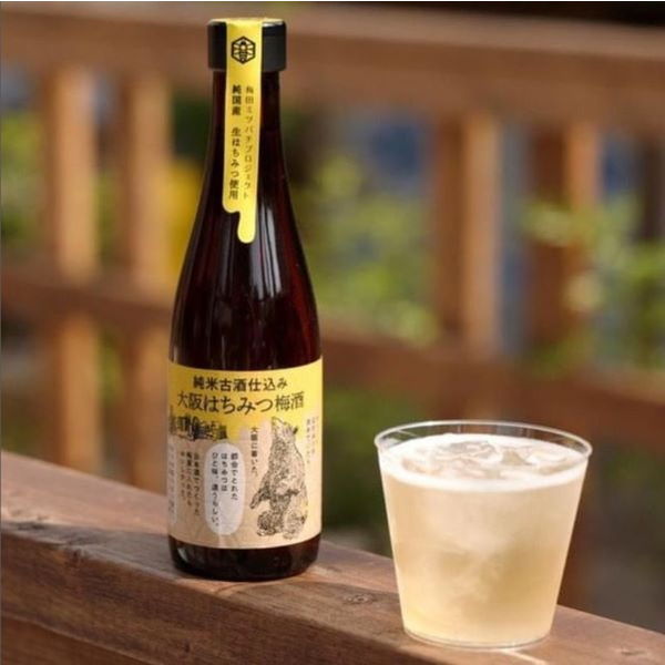 沢の鶴 純米古酒仕込み 大阪はちみつ梅酒 瓶 300ml 1本 - アスクル