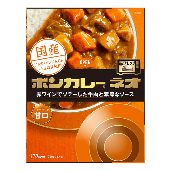 ボンカレーネオ バターのコク 甘口 5個 大塚食品 レンジ対応 - アスクル