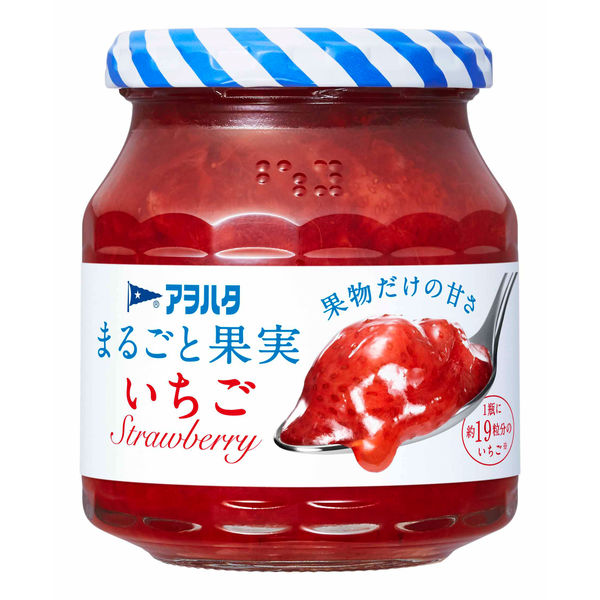 アヲハタ まるごと果実 いちご 250g 1セット（3個）ジャム