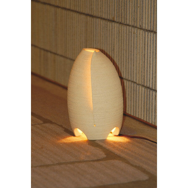 信楽焼 屋内灯 シェル 高さ32cm