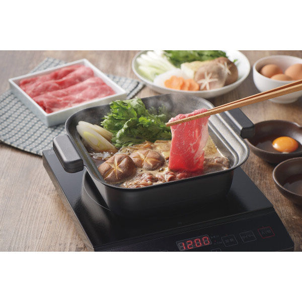 タマハシ 囲 IH対応角型卓上鍋(20cm) 24-0330-056 1箱（直送品