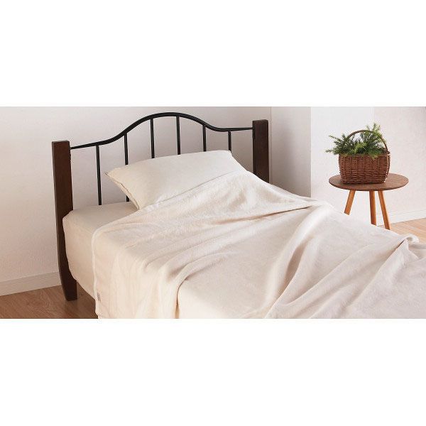 ブレイヴ mayuあらう 洗えるシルク入毛布(毛羽部分) 24-2838-023 1箱