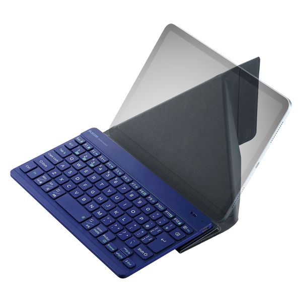 エレコム キーボード Bluetooth パンタグラフ 超薄型 充電式 専用ケーススタンド付き(~12.9対応) マルチペアリング対応 ブルー iPad Pro 2020 TK Amazon.co.jp: エレコム キーボード Bluetooth パンタグラフ 超