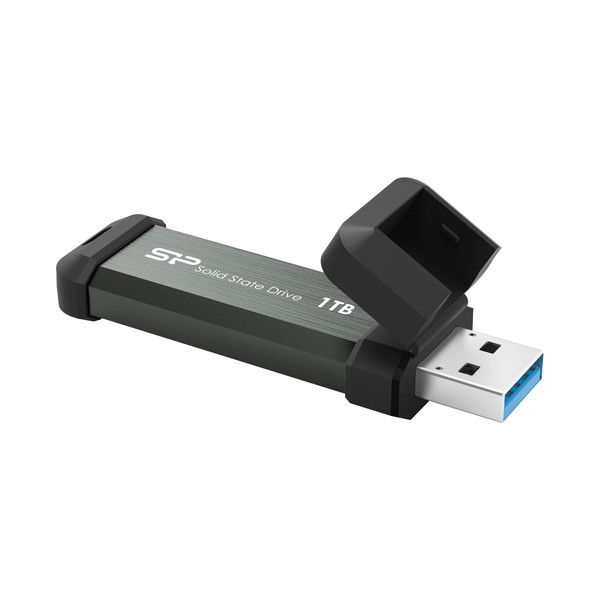 シリコンパワー 外付けポータブルSSD（スティック型） MS70 1TB