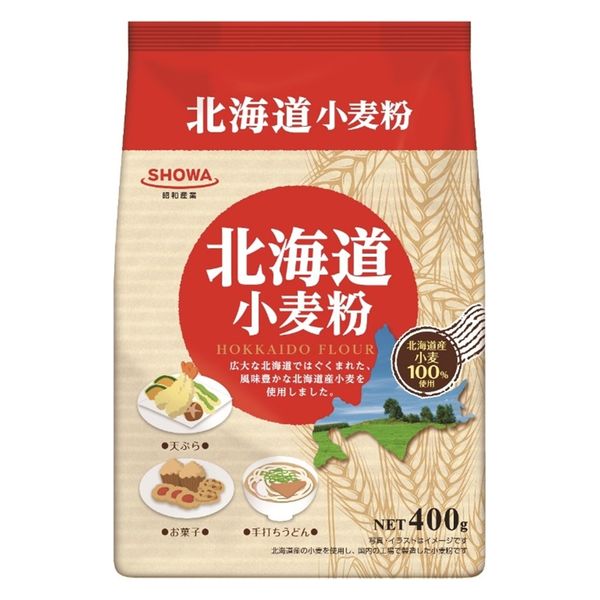 昭和産業 北海道小麦粉 400g 1セット(1個×5) - アスクル 昭和産業 北海道小麦粉 400g 1セット(1個×5) - アスクル
