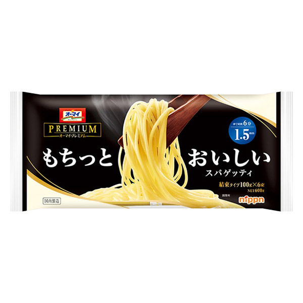 オーマイプレミアム もちっとおいしいスパゲッティ 結束100g×6束