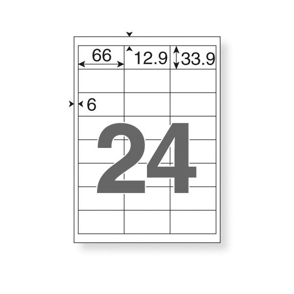 プラス マルチプリンタ再剥離ラベル24面 MA-515SN(56246) 1 プラス マルチプリンタ再剥離ラベル24面 MA-515SN(56246) 1