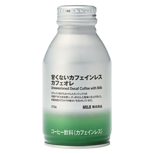 無印良品 甘くないカフェインレスカフェオレ 270g 1セット（1本