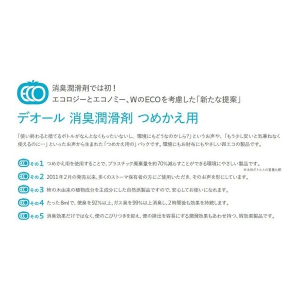 コロプラスト デオールR 消臭潤滑剤 つめかえ用 9330 1袋 65