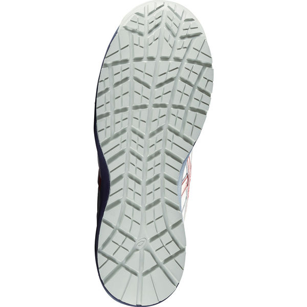 ASICS WINJOB CP306 BOA安全靴 ホワイト/レッド セーフティーシューズ】アシックス Asics ウィンジョブ CP306