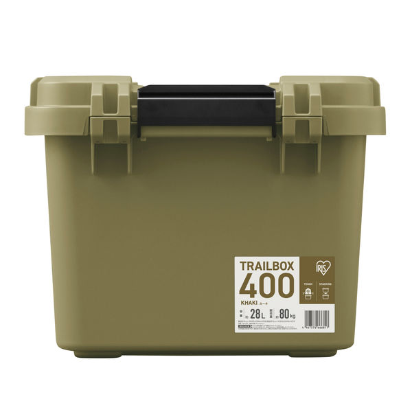 アイリスオーヤマ TRAILBOX 400幅 頑丈ボックス カーキ TRB-400 アイリスオーヤマ TRAILBOX 400幅 頑丈ボックス カーキ TRB-400