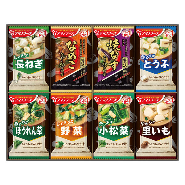 高速配送 アサヒグループ食品 アマノフーズ おみそ汁お楽しみギフト 100M その他 加工食品