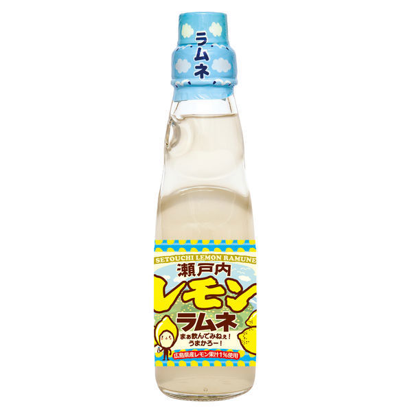 齋藤飲料工業 瀬戸内レモンラムネ 瓶 200ml 1箱（30本入）（わけあり品