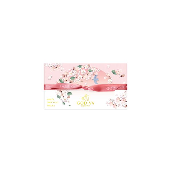 〈GODIVA〉サブレショコラ 桜 5個入 〈季節限定〉1箱 ゴディバ 三越伊勢丹 紙袋付 ホワイトデー 手土産 ギフト