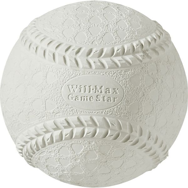 ユニックス ウィルマックス軟式ボールM号 1個 一般用、中学生用 BB7060 1球