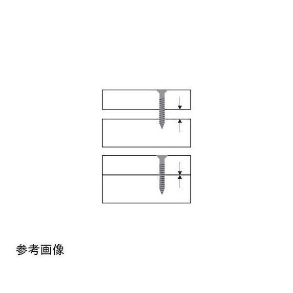 広島 木ネジ 黒 半ネジ 2.7×16 2000本入 800-73 1ケース(2000本) 65