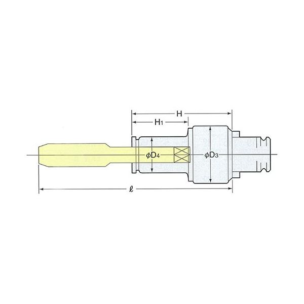 日研工作所 ZKGタップコレット(ガスタップ用) ZKG24-1/4P 1式 62-3624-78（直送品） - アスクル