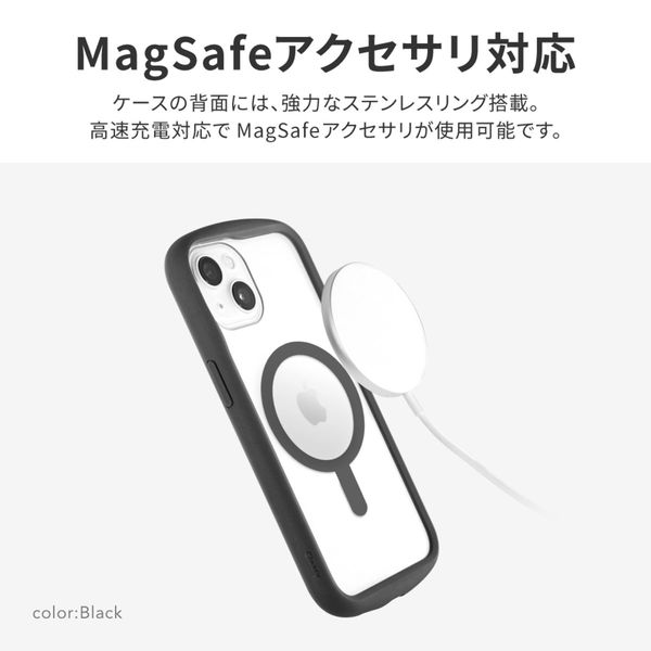 iPhone 15/iPhone 14 高速充電対応・耐衝撃ハイブリッドケース