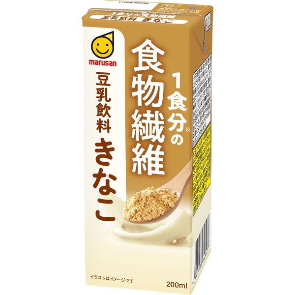 2025人気特価 マルサンアイ 1食分の食物繊維 豆乳飲料 きなこ 200ml 1箱（24本 豆乳・豆乳飲料