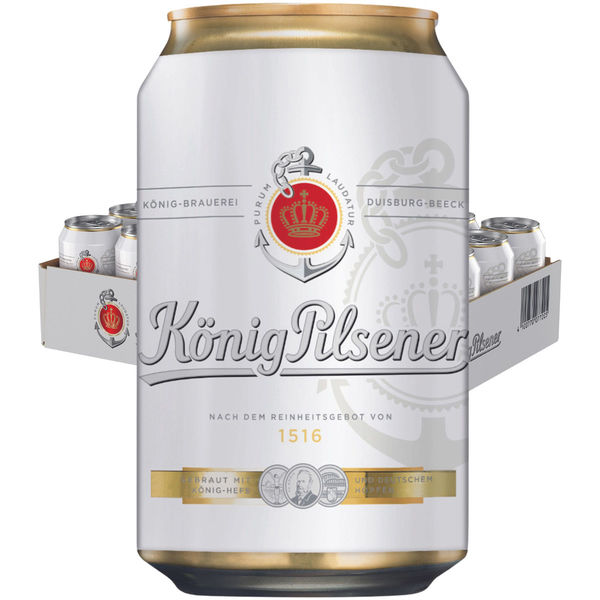 Konig Pilsener ケーニッヒ・ピルスナー 缶 [ ドイツ 330mlx24本 ] 1304 1箱(24缶入)（直送品） - アスクル