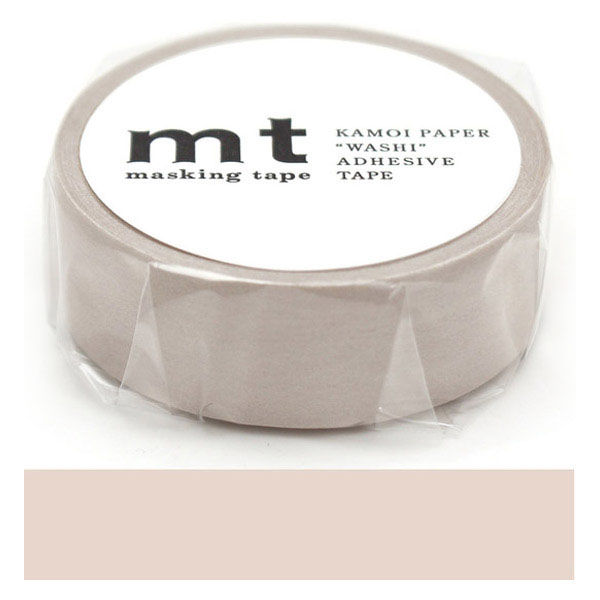 カモ井加工紙 マスキングテープ mt パステルココア 幅15mm 3巻
