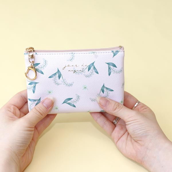 ラボクリップ ポーチ ジュールドゥミュゲ ピンク 21CJMMP01-PK - アスクル