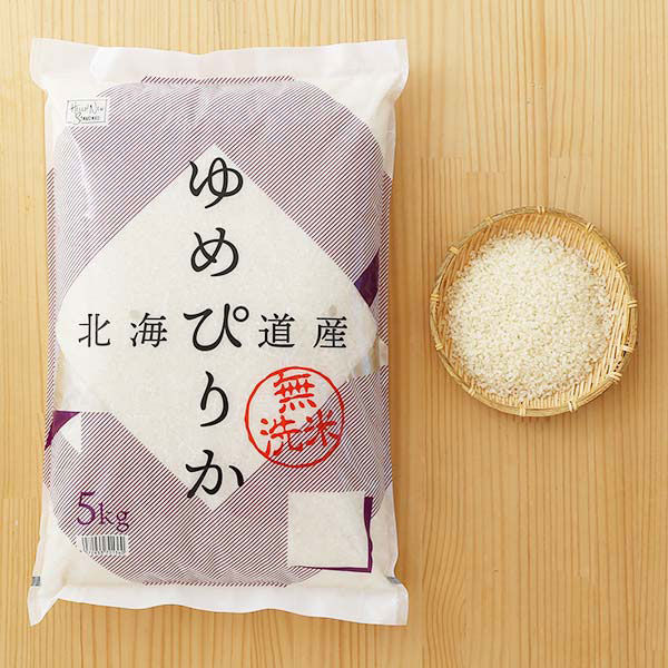 新米】北海道産 ゆめぴりか 30kg (5kg×6袋) 【無洗米】 令和6年産 米 木徳神糧 オリジナル - アスクル