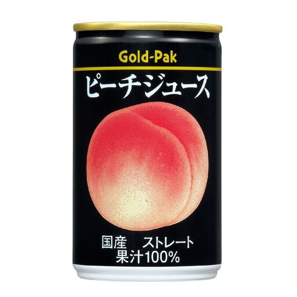 ゴールドパック ピーチジュース ストレート 160g 缶 20本入 果汁