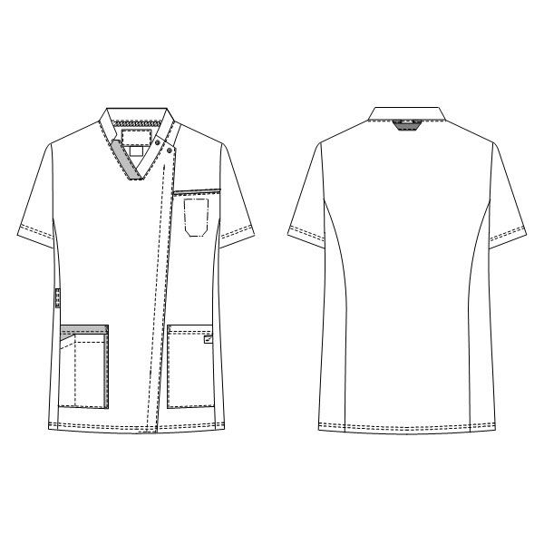 ナガイレーベン　スクラブ　Mサイズ　男女兼用　3枚セット　新品 ナガイレーベン 男女兼用スクラブ ピンク M JD-5107 1枚