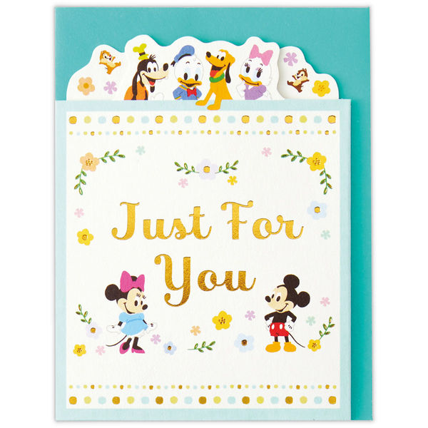 日本ホールマーク 多目的ミニカード 立体ディズニー仲間たち