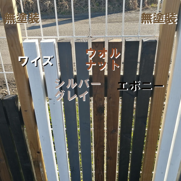 大日本木材防腐 SAKUSAKUフェンス エボニー 長さ800mm パーツ色