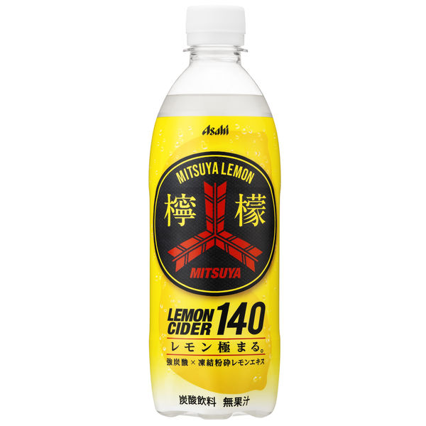 アサヒ飲料 MITSUYA檸檬 CIDER 140 500ml 1セット（48本） - アスクル