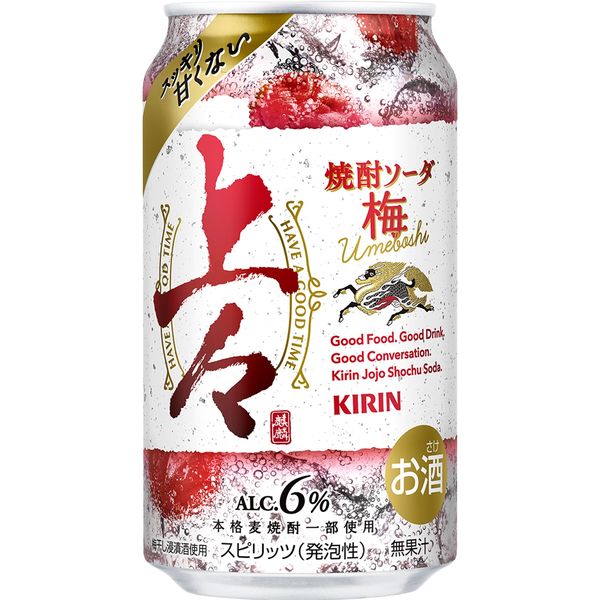 キリン 上々 焼酎ソーダ 梅 350ml 6本 - アスクル