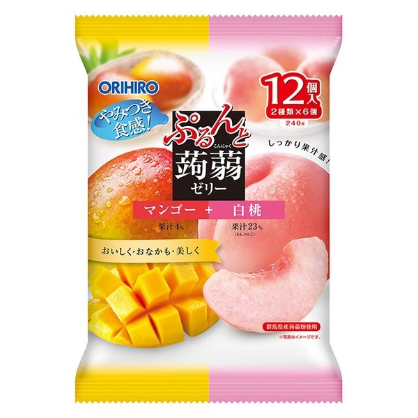 楽天市場】オリヒロ ぷるんと蒟蒻ゼリー 24の通販