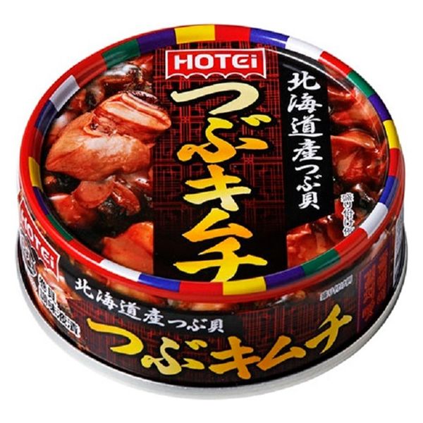 ホテイフーズ つぶキムチ 北海道産つぶ貝 60g 1セット（3個