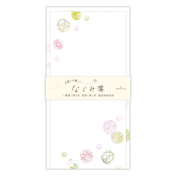 日本ホールマーク レターセット 一筆なごみ箋鞠のしらべ 831868 1セット(6冊)（直送品） - アスクル