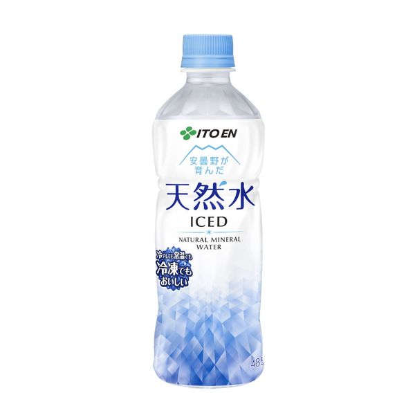 伊藤園 冷凍ボトル安曇野が育んだ天然水 485ml 1箱（24本入） - アスクル