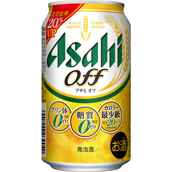 ビール類 発泡酒 アサヒオフ 350ml 6本 - アスクル